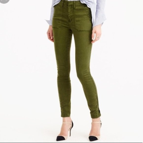 J. CREW Skinny Stretch Cargo Pants - Picture 2 of 9